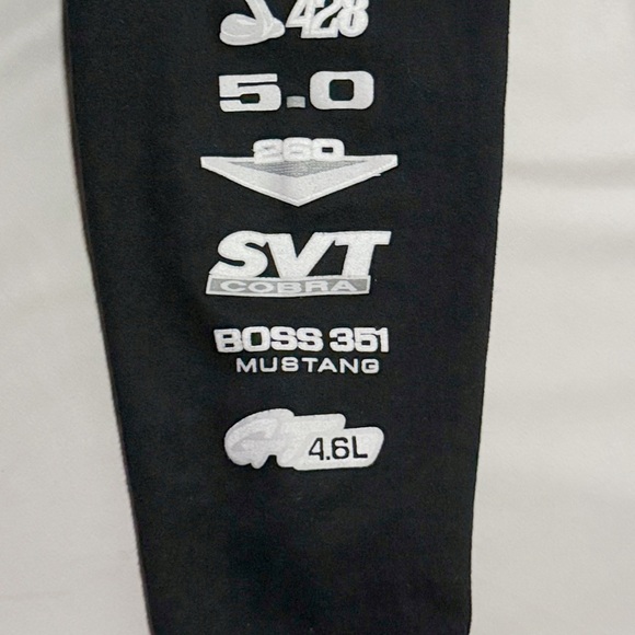 Mustang Black Zip Up Sweater Size Small - Picture 7 of 13